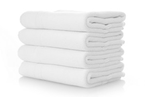 Stack of bath towels