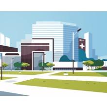 Illustration of hospital exterior
